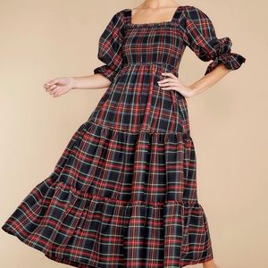 Plaid Tartan Dress. Size small. Worn once